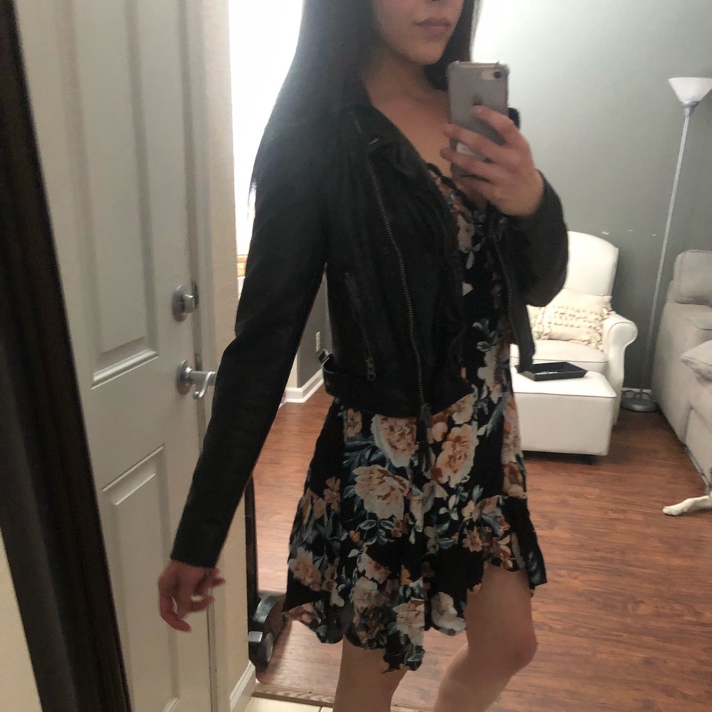 NWOT Free People Faux Leather Jacket